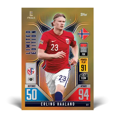 Topps - Match Attax 101 UEFA Nations League Finals Limited Edition Card Singles • $5.99