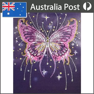 5D DIY Special Shaped Diamond Painting Butterfly Cross Stitch Embroidery • $14.09