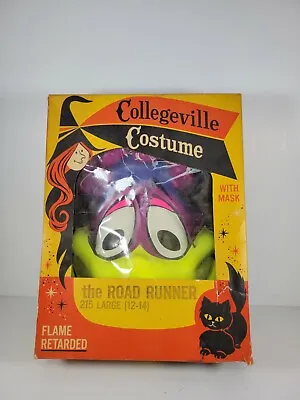 Vintage ROAD RUNNER Halloween COSTUME Collegeville Costumes USA 1960s • $25