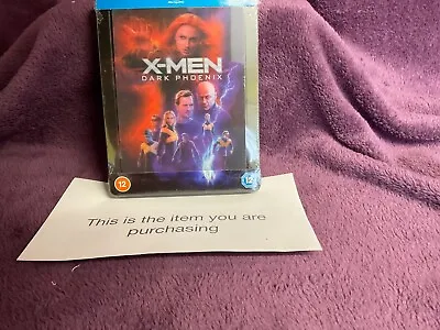 X-men Dark Phoenix Past Lenticular Blu-ray Steelbook New & Sealed • £14.99