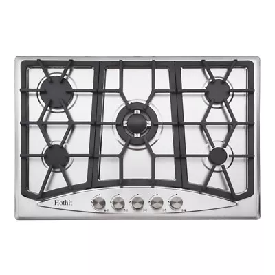 30  Gas Cooktop 5 Burner Built-in Gas Stove Top LPG/NG Auto Ignition Gas Hob • $254.99