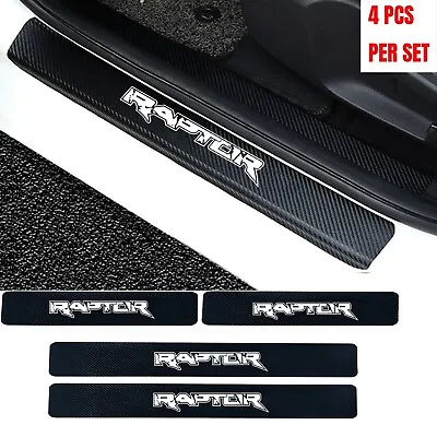 Car Door Sill Protector Anti Scratch Decorative Stickers For Ford F150 Raptor • $14.09