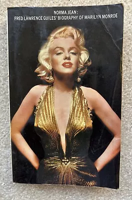 Norma Jean:  Fred Lawrence Guiles' Biographyy Of Marilyn Monroe • $15