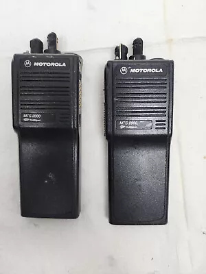 LOT OF 2 Motorola MTS2000 H01UCD6PW1BN Radios 806-89MHz • $59.99