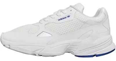 Adidas Womens Originals Falcon Trainers Footwear White/Royal Blue • £56.99
