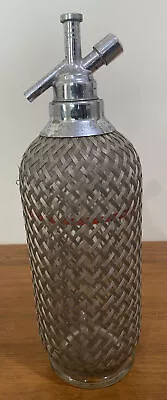 Vintage Sparklets Of London England Glass Wire Soda Syphon Seltzer Bottle • $75.90