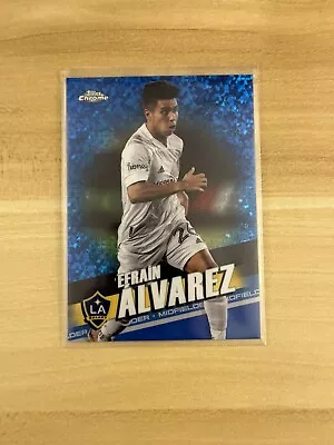 Efrain Alvarez 2022 Topps Chrome MLS #6 LA Galaxy Blue Speckle /199 Mexico • $1.50