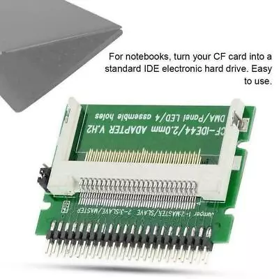 CF Compact Flash Card To 2.5  44-Pin IDE Laptop PC Drive Hard Adapter ε✨ {ц • £3.89