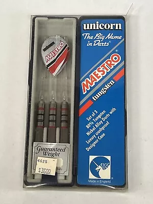 Vintage Dart Set Unicorn Maestro 30 Grams New Old Stock • $29