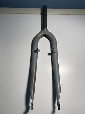 $65 • Buy GT 26” Threadless 1-1/8” Rigid Steel Fork Cromo MTB 90s Cantilever V Brake Posts