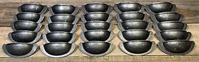 $27.95 • Buy LOT OF 25 PEWTER FINISH 3  70mm Cup DRAWER Pull NOS VTG KEELER BRASS CO 2nds!