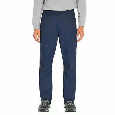 Orvis Men’s Fleece Lined Stretch Fabric Pant Blue 32 X 30 • $28.59