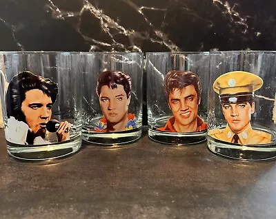 NEW Elvis Presley 10oz Collectible Portrait Drinking Highball Glasses • $25