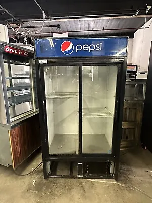 True Gdm-37 Used 2 Sliding Door Glass Refrigerator Cooler Merchandiser • $2200