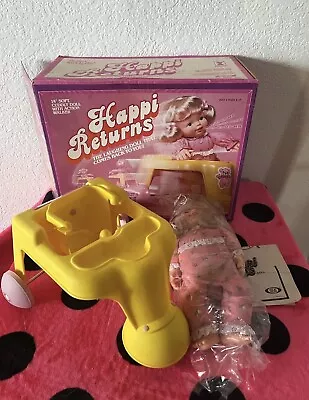 Vintage Happi Returns  14” Baby Doll & Action Walker Original Box PLEASE READ • $108.90