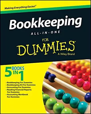 Bookkeeping All� In� One For Dummies By Consumer Dummies Book The Cheap Fast • £14.99