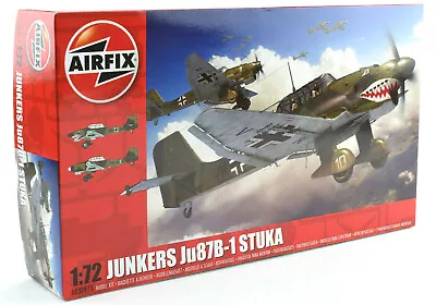 Airfix Junkers Ju87 B-1 Stuka 1:72 Scale Plastic Model Airplane Kit A03087A • $19.99