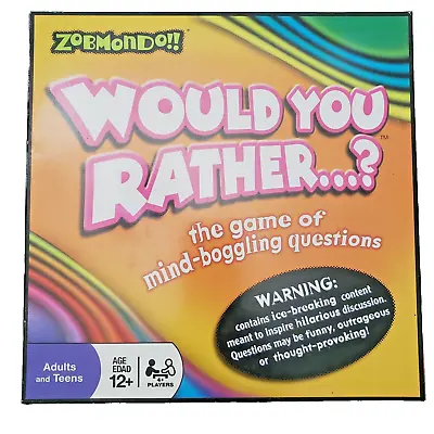 Would You Rather?... The Game Of Mind-Boggling Questions By Zobmondo - Complete • $7.95