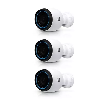 Ubiquiti 3-Pack G4 ProUVC-G4-PRO-3 IP Cameras. 4K Night Vision Long Range • $1299.99