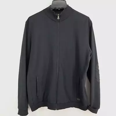 $32.86 • Buy Mens Boss Hugo Boss Regular Fit Black Full Zip Athletic Jacket Size Large Casual