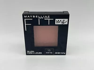 Maybelline Fit Me Blush 15 Nude Creamy Smooth .16oz New Sealed • $7.88