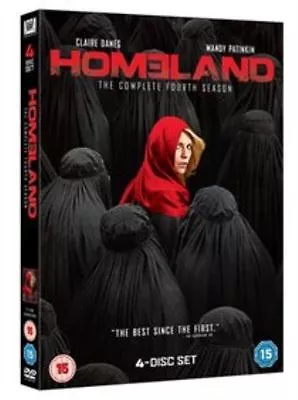 Homeland: The Complete Fourth Season DVD (2015) Claire Danes Cert 15 4 Discs • £3.98