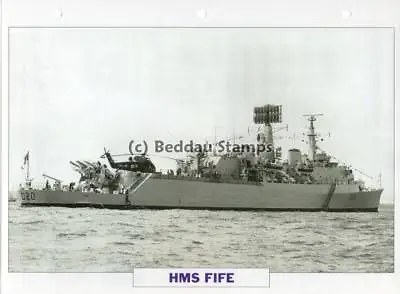 £2.59 • Buy 1964 HMS FIFE County-Class Destroyer Ship / GB Warship Photograph Maxi Card