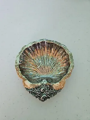 Vintage Baroque Wallace Shell Candy Dish 7” Silver • $5
