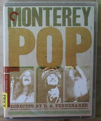 Monterey Pop (Criterion Collection) (Blu-ray) Booklet/Like New/2469 • $19.95