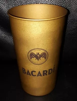 Rare Collectable Metal Bacardi Rum Glass Tumbler Cup Brand New Never Used • $25