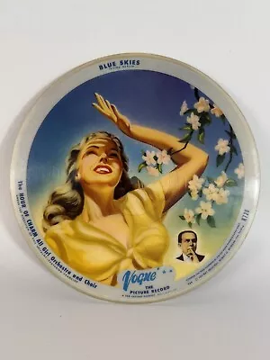 Vintage Vogue Picture Record Blue Skies Rhapsody In Blue Part II 10” 78RPM • $19.99