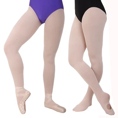 £6.85 • Buy Ballet Dance Tights 70 Den Full Foot / Convertible Pink By Dancing Daisy