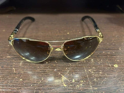 $299 • Buy Vintage CARTIER PARIS EDITION SANTOS-DUMONT Sunglasses 125 T8200586
