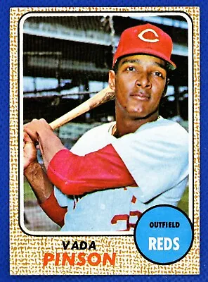 $2.99 • Buy 1968 Topps Baseball # 90 Vada Pinson Cincinnati Reds EX-EXMT