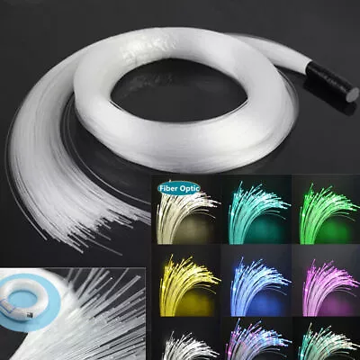 New 100x 3M Light Engine 0.75mm End Glow PMMA Fiber Optic Cable Car Star Ceiling • $20.38