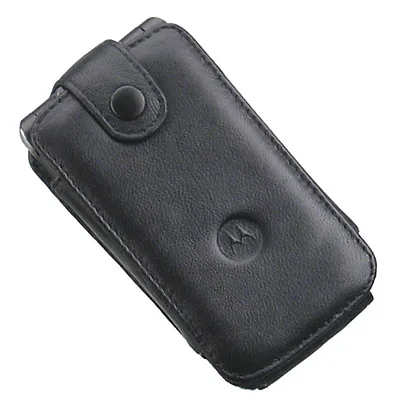 Motorola SYN1388A Black Leather Pouch Case W Belt Clip For RAZR2 V8 V9 V9m V9x • $10.89