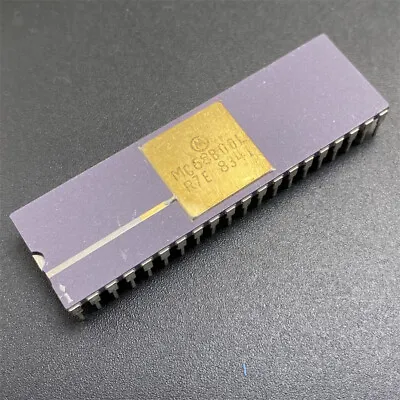 Motorola MC68B00L Processor 6800 R7E 8-Bit CPU Ceramic DIP40 2MHz Microprocessor • $15.95