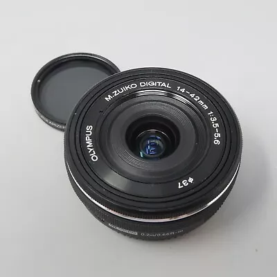 M.Zuiko 14-42mm F/3.5-5.6 EZ Black Lens For Panasonic Olympus  Micro Four Thirds • $139