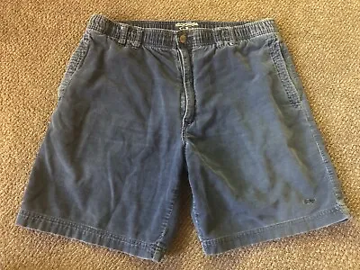 Men's Vintage Op Ocean Pacific Blue 100% Cotton Corduroy Shorts - Medium / M • $38.50