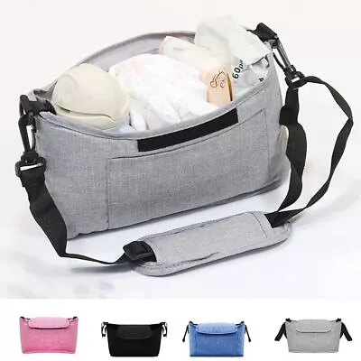 Adjustable Baby Diaper Storage Bag Black/Grey Women's Shoulder Bags  Mother • $18.40