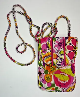 Vera Bradley Clementine Cross Body Cell Phone Mini Chain Bag Purse • $17.01