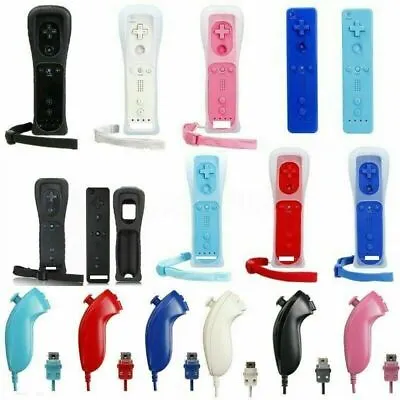 Wii Motion Plus Wireless Remote Controller Nunchuck For Nintendo Wii&Wii U Games • $15.99