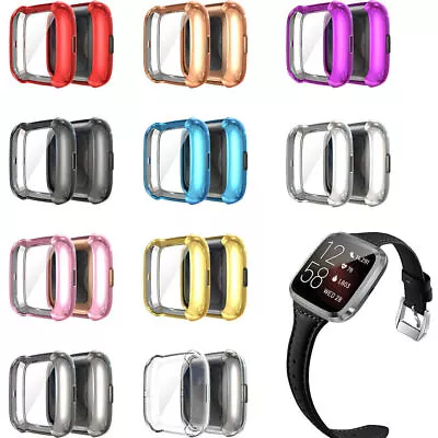 For Fitbit Versa / Versa 2 2Gen TPU Watch Case Cover Screen Protector Full Cover • $12.99