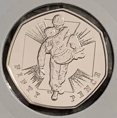 2006 50p Wounded Soldier Victoria Cross Coin Fifty Pence Uncirculated BUNC UNC • £9.95