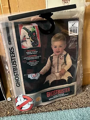 Rubie's Ghostbusters Suit Classic Infant Fancy Dress Costume 6-12 Months New • £12