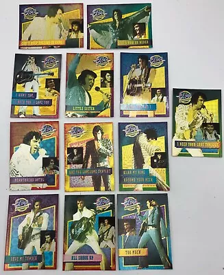 Elvis Presley Collection 1992 River Group Dufex Insert Rare Blank Back Card 12ct • $39.95