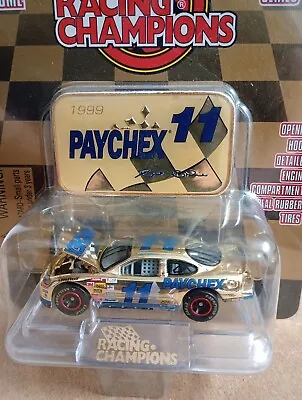 1999 NASCAR #11 Brett Bodine Paychex1/64 Ford Thunderbird Gold Chrome  • $12