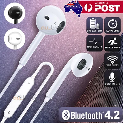 $8.95 • Buy Premium Wireless Bluetooth Sweatproof Headset Sport Gym Earphones Headphones