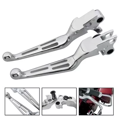 Chrome Hand Levers Clutch Brake Lever For Harley Sportster XL Glide Softail • $26.69