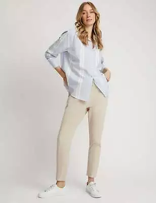 Emerge - Womens Jeans - Beige Full Length - Solid Cotton Pants - Casual Fashion • $14.59